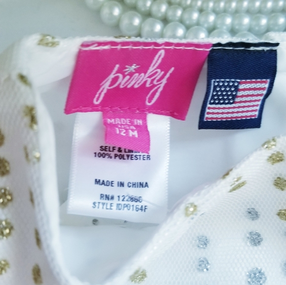 NEW Baby Girl's Sparkly Formal Dress NEW Size 12M - Picture 14 of 14